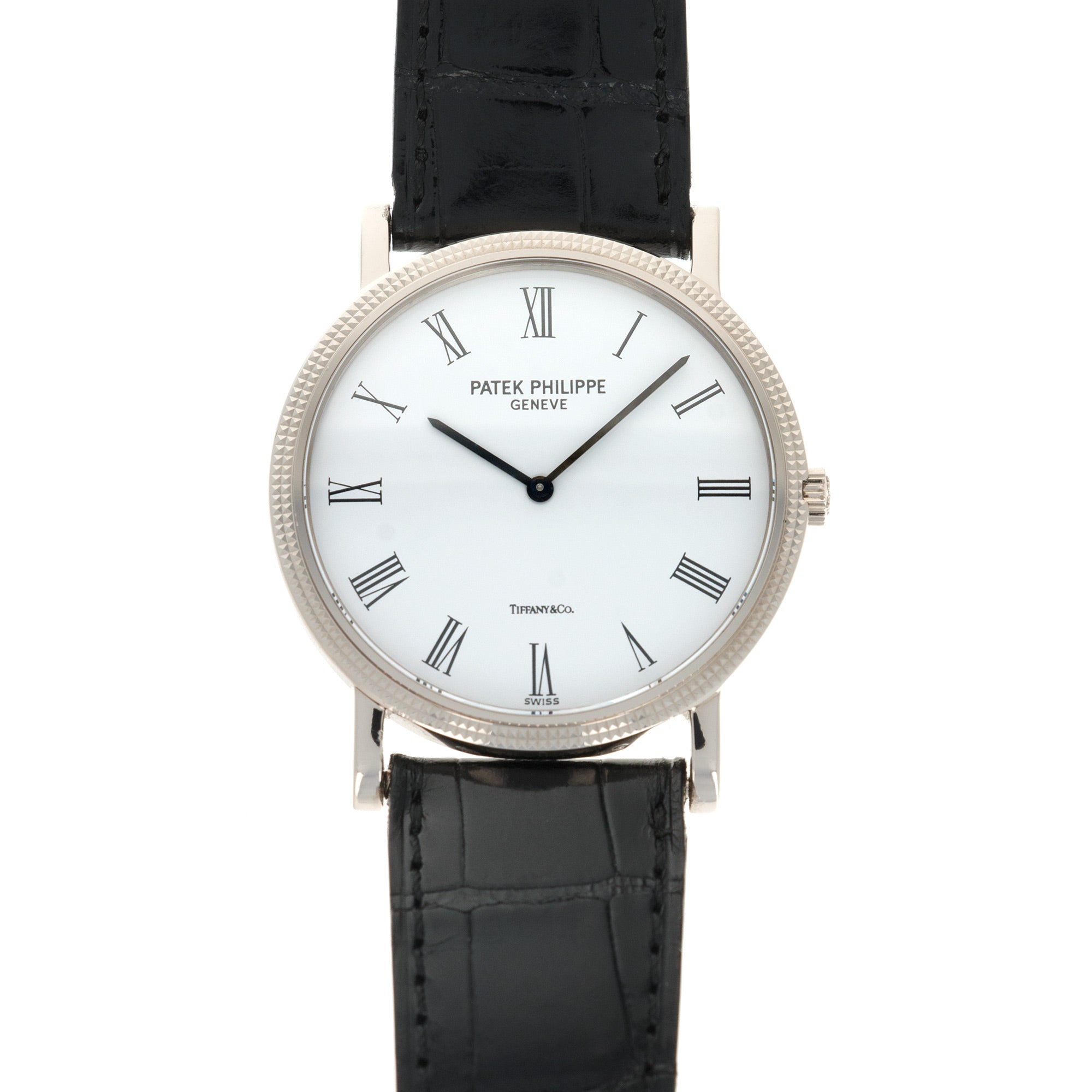 Patek Philippe - Patek Philippe White Gold Calatrava Watch, Ref. 3520 Retailed by Tiffany & Co. - The Keystone Watches