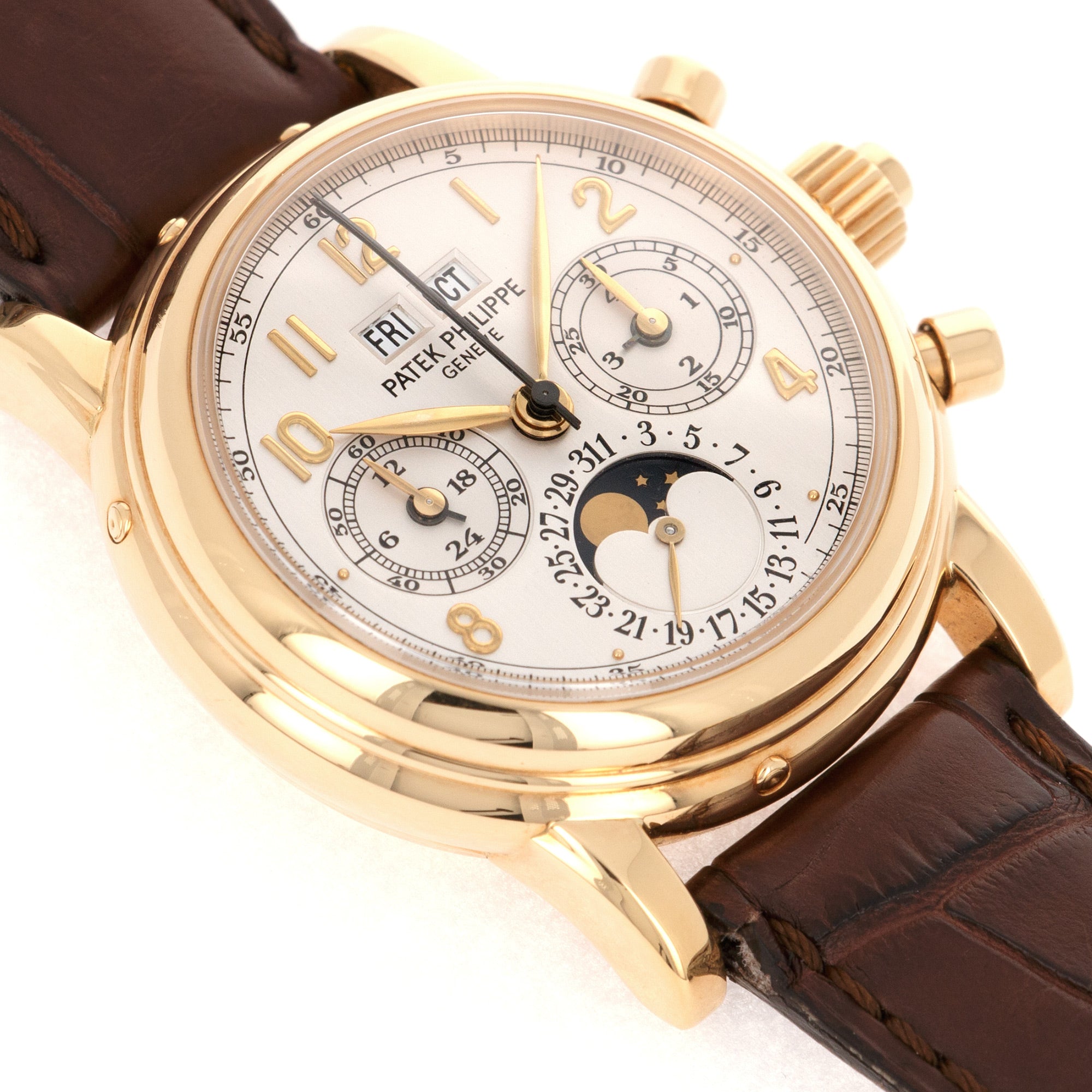Patek Philippe - Patek Philippe Yellow Gold Split Seconds Perpetual Watch Ref. 5004 - The Keystone Watches