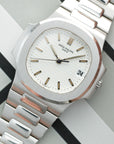 Patek Philippe - Patek Philippe White Gold Nautilus Ref. 3800 in Top Condition - The Keystone Watches