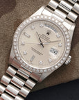 Rolex - Rolex Platinum Day-Date Diamond Watch Ref. 18046 - The Keystone Watches