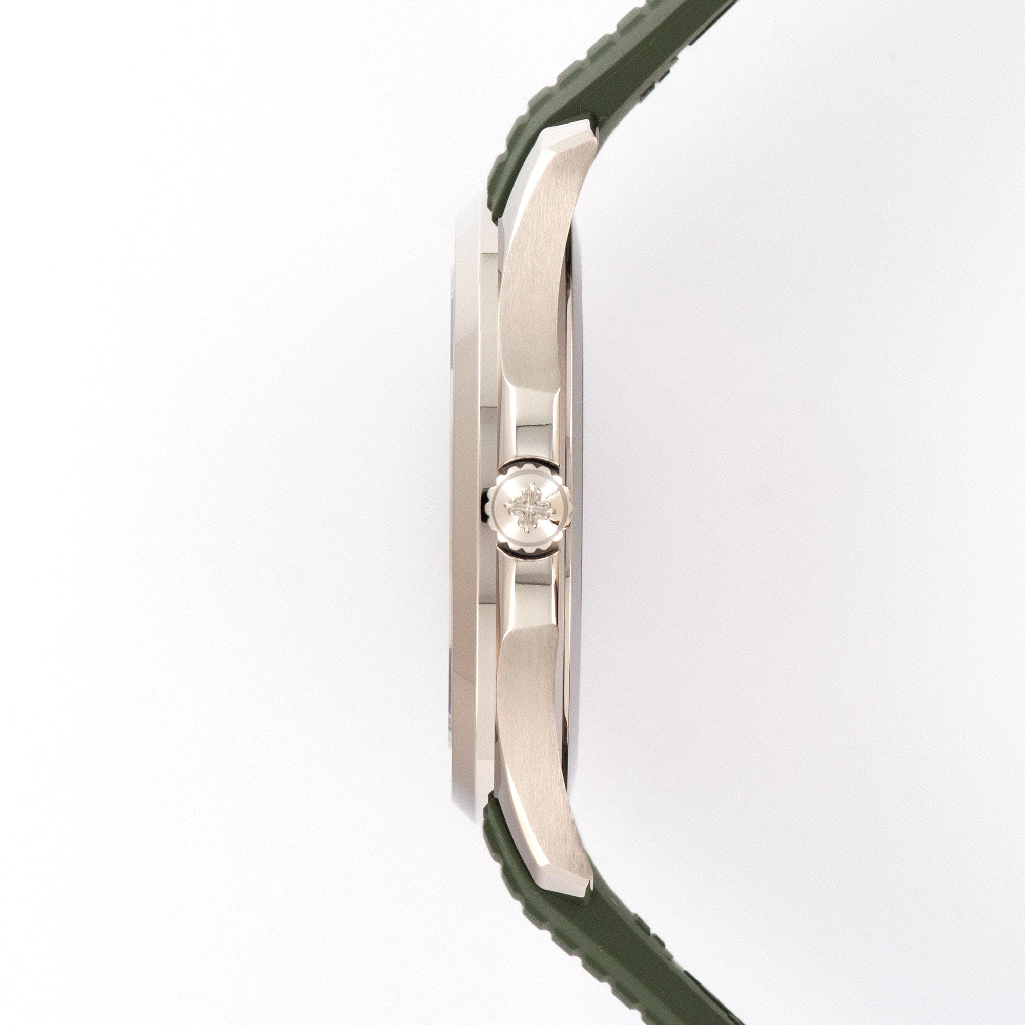 Patek Philippe - Patek Philippe White Gold Aquanaut Green Watch Ref. 5168 - The Keystone Watches