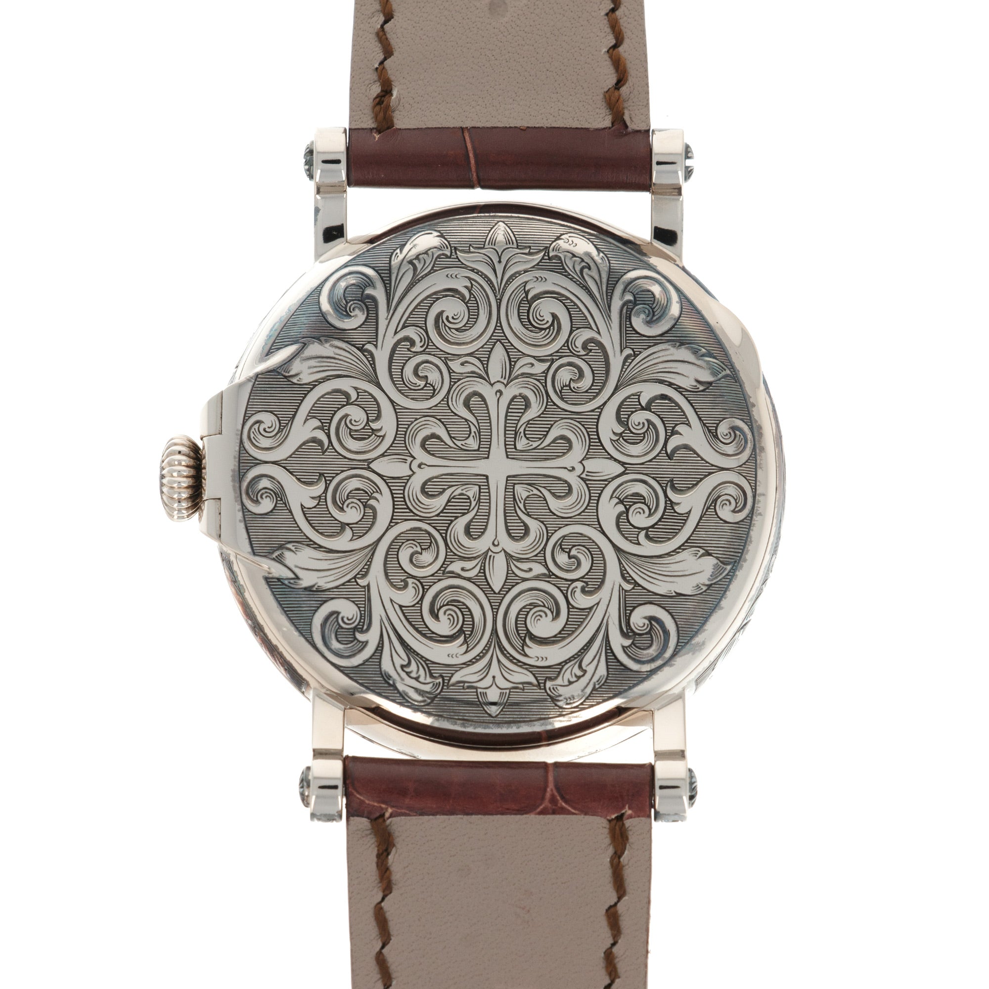 Patek Philippe - Patek Philippe White Gold Perpetual Hand-Engraved Watch Ref. 5160 - The Keystone Watches