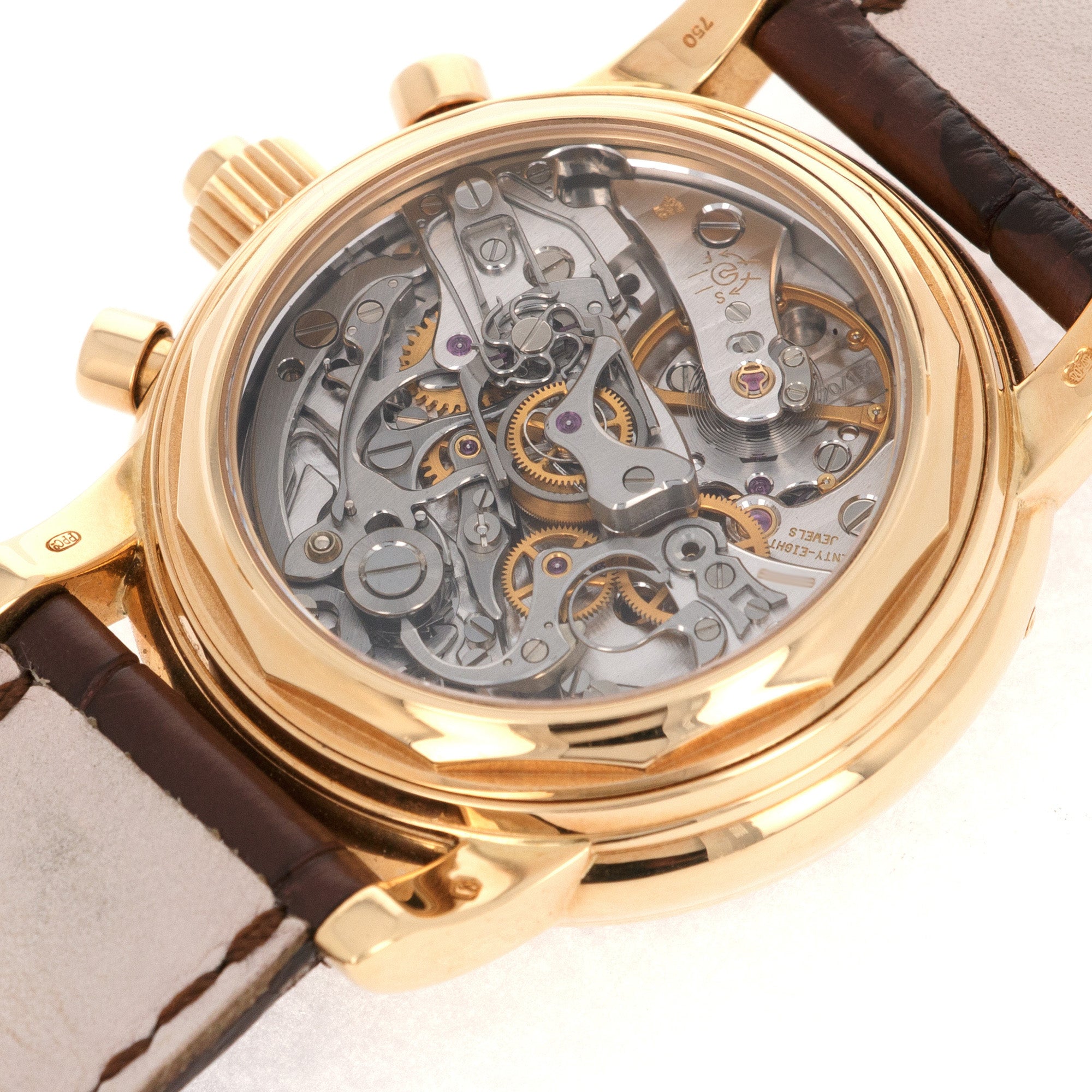 Patek Philippe - Patek Philippe Yellow Gold Split Seconds Perpetual Watch Ref. 5004 - The Keystone Watches
