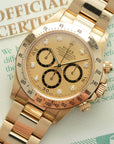 Rolex - Rolex Yellow Gold Cosmograph Daytona Zenith Watch Ref. 16528 with Original Box and Papers - The Keystone Watches