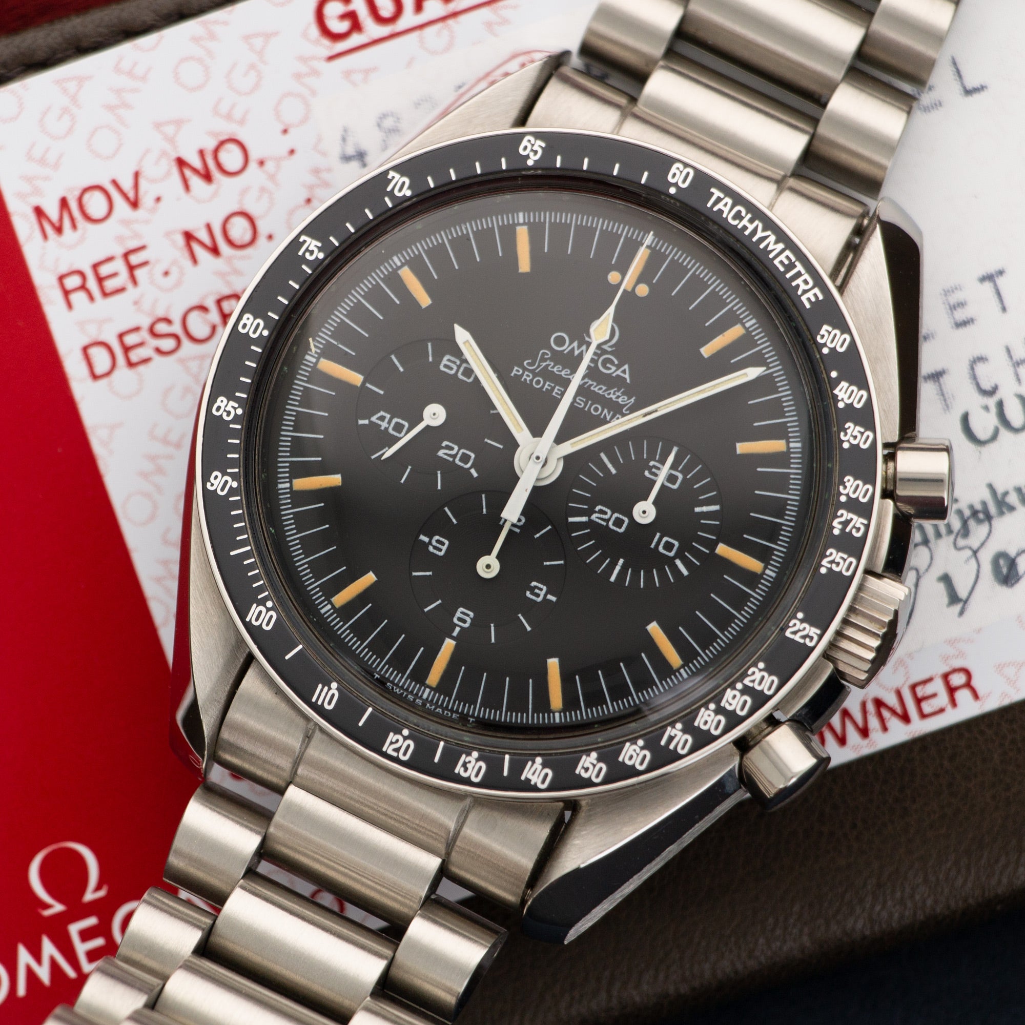 Omega - Omega Speedmaster Apollo Ref. 145.022, in Like New Condition with Original Box and Papers - The Keystone Watches