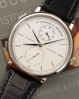 A. Lange & Sohne - A. Lange & Sohne White Gold Saxonia Dual Time Watch Ref. 385.026 - The Keystone Watches