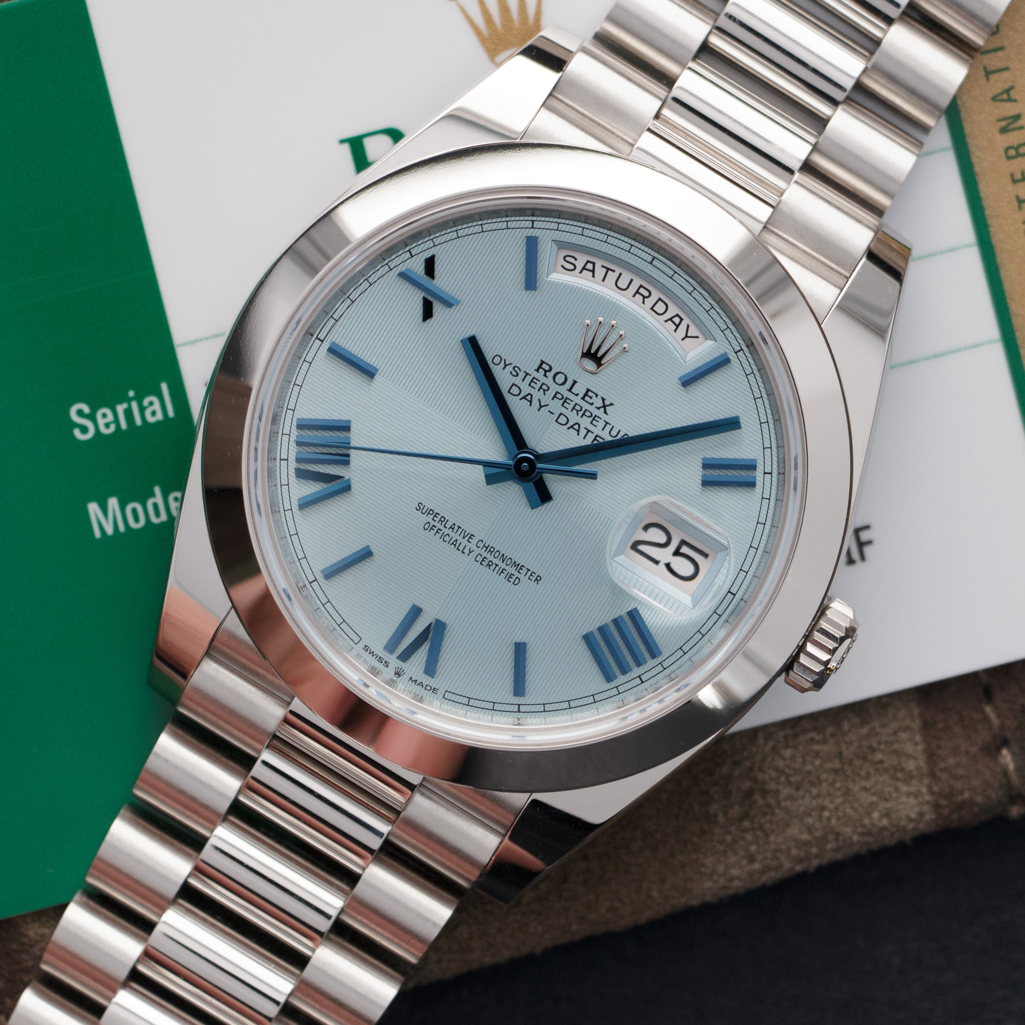 Rolex - Rolex Platinum Day-Date 40mm Watch Ref. 228206 - The Keystone Watches