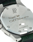 Audemars Piguet - Audemars Piguet Royal Oak Offshore Green Watch - The Keystone Watches