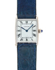 Cartier - Cartier White Gold Tank Watch, Circa 1970s - The Keystone Watches