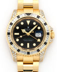 Rolex - Rolex Yellow Gold GMT-Master II Sapphire Diamond Watch Ref. 116758 - The Keystone Watches