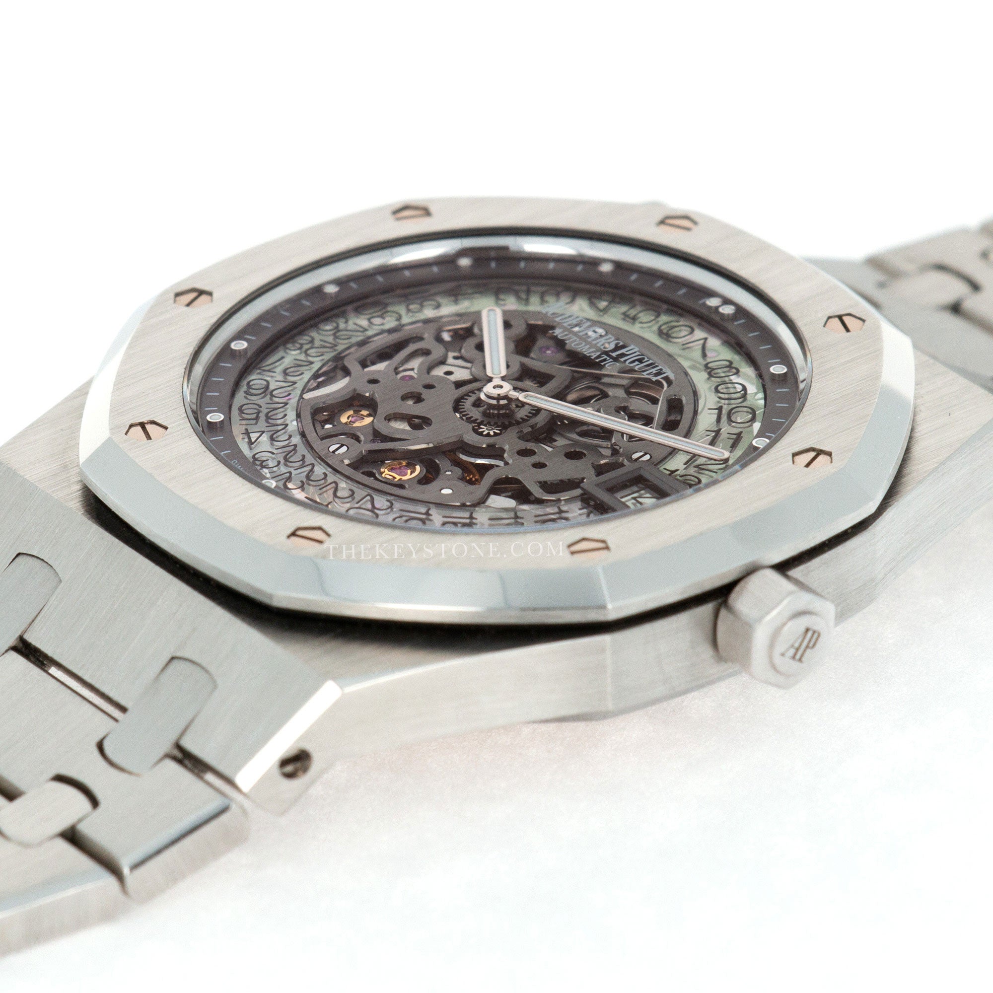 Audemars Piguet - Audemars Piguet Royal Oak Platinum Skeletonized Watch, Ref. 15203 - The Keystone Watches
