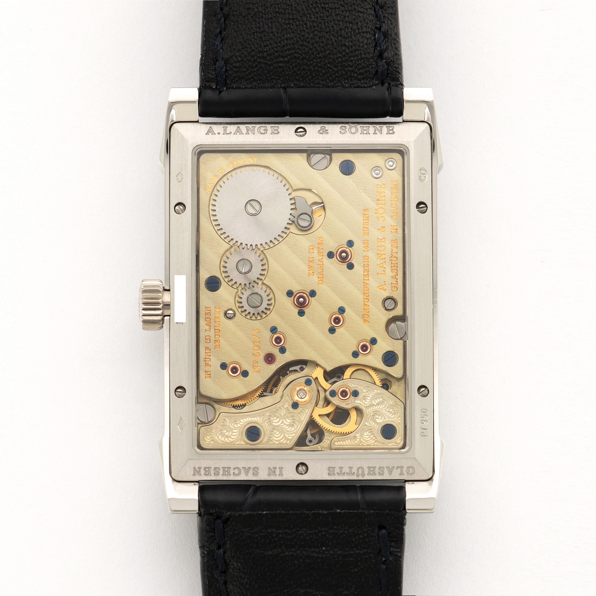 A. Lange & Sohne - A. Lange & Sohne Platinum Cabaret Tourbillon Watch - The Keystone Watches