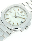 Patek Philippe - Patek Philippe White Gold Nautilus Ref. 3800 in Top Condition - The Keystone Watches