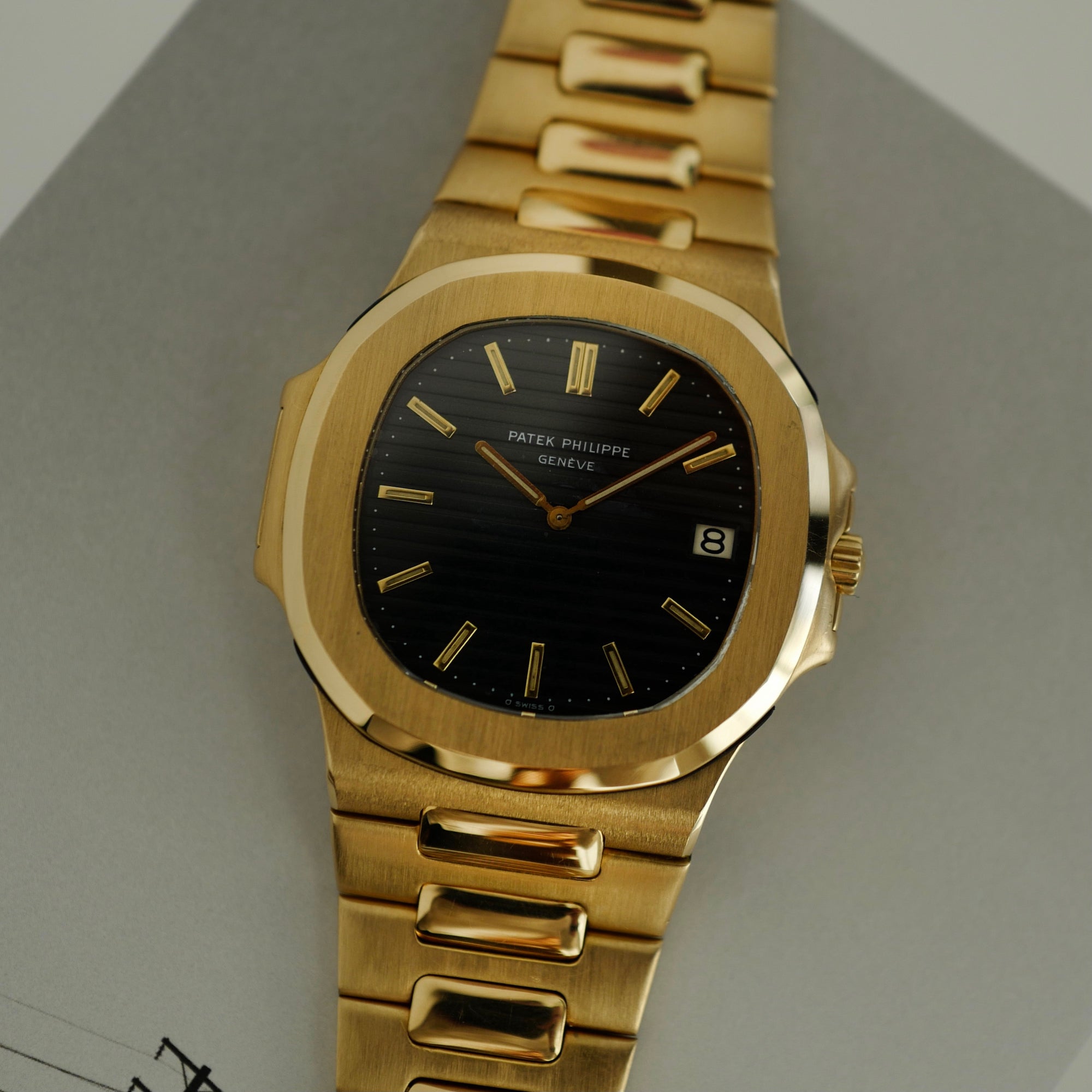 Patek Philippe - Patek Philippe Yellow Gold Nautilus Jumbo Watch Ref. 3700 - The Keystone Watches