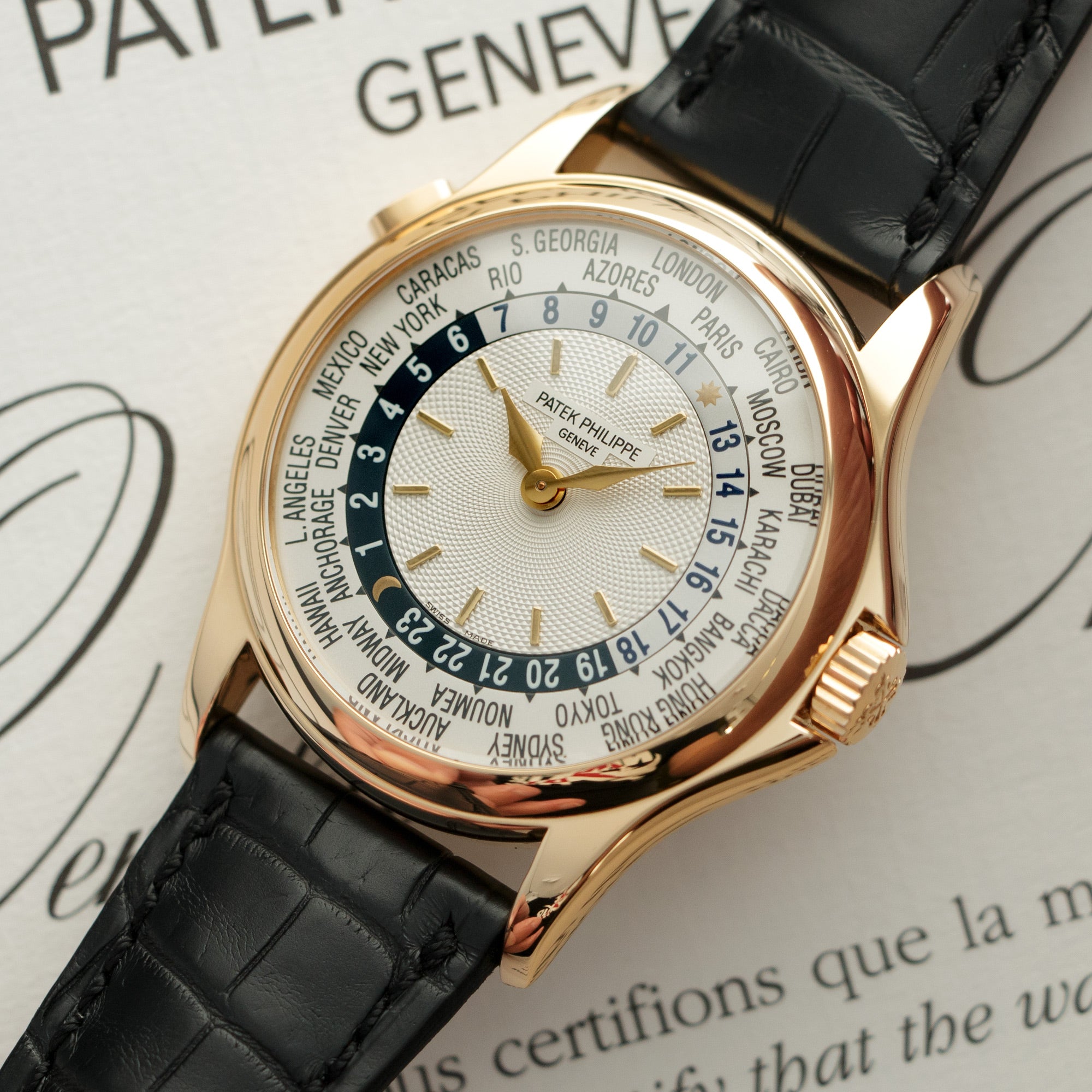 Patek Philippe - Patek Philippe Yellow Gold World Time Watch Ref. 5110 - The Keystone Watches