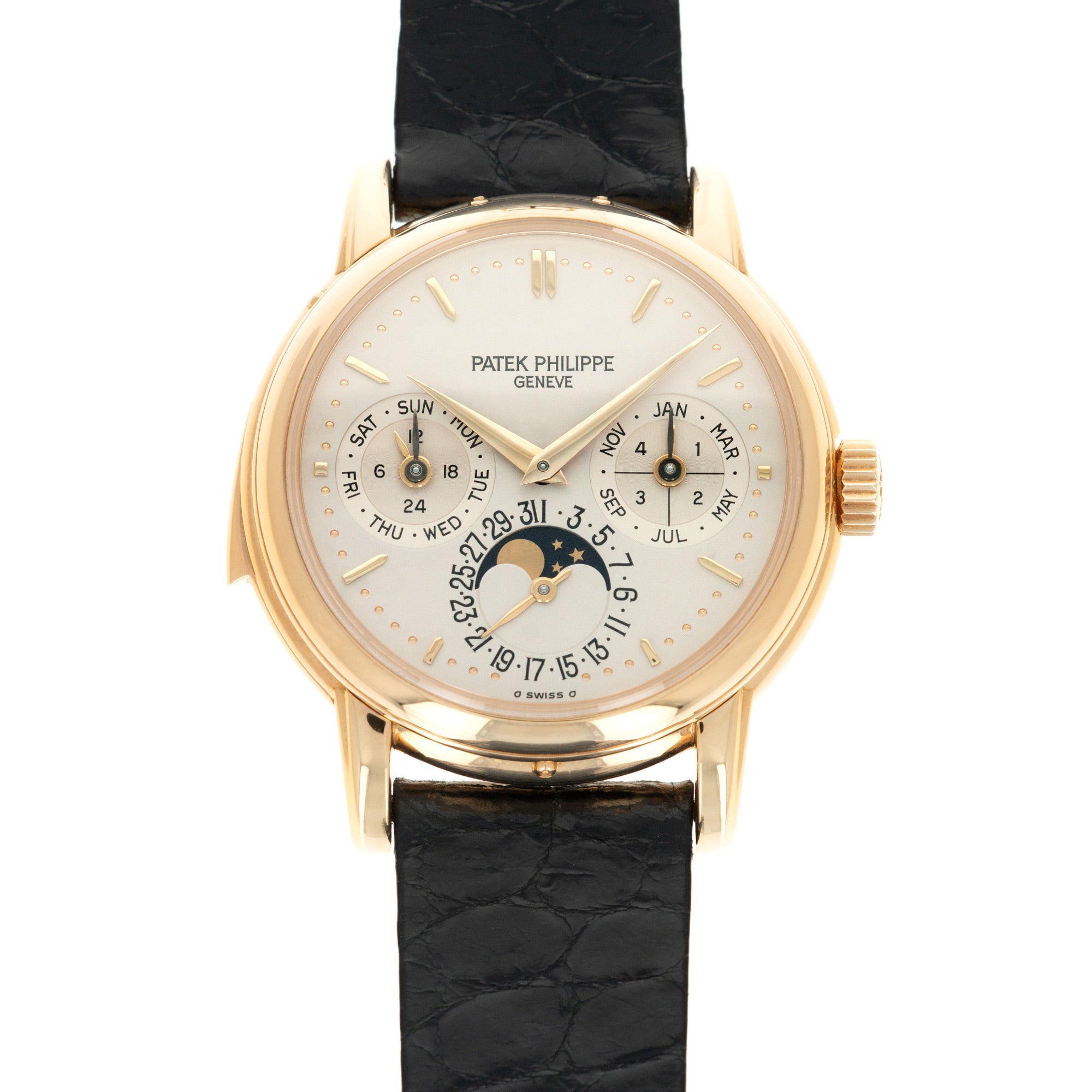Patek Philippe - Patek Philippe Yellow Gold Minute Repeater Perpetual Calendar Ref. 3974 - The Keystone Watches