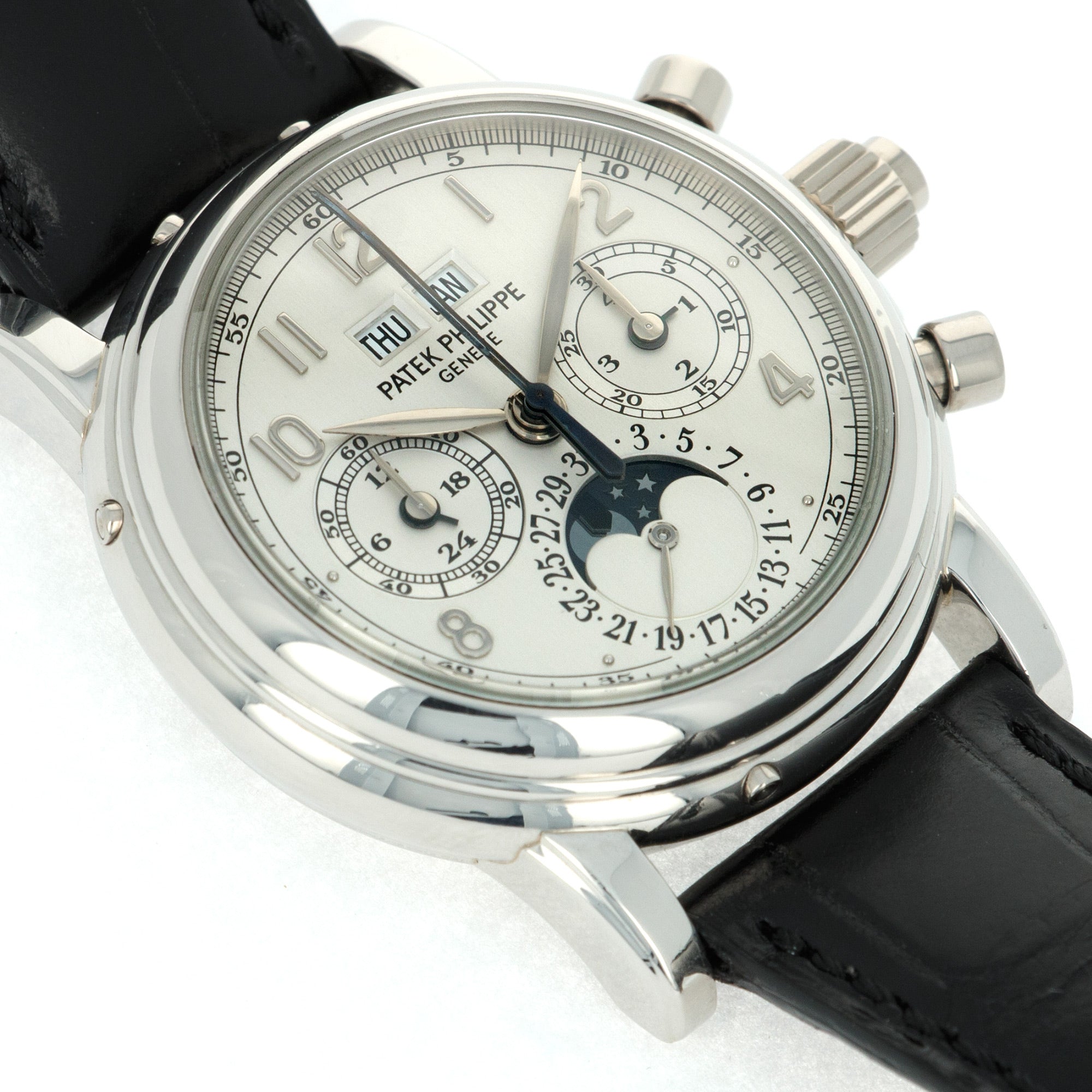 Patek Philippe - Patek Philippe Platinum Perpetual Calendar Split Seconds Chrono Ref. 5004 - The Keystone Watches