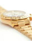 Rolex - Rolex Yellow Gold Cosmograph Daytona Porcelain Zenith Diamond Watch Ref. 16528 - The Keystone Watches