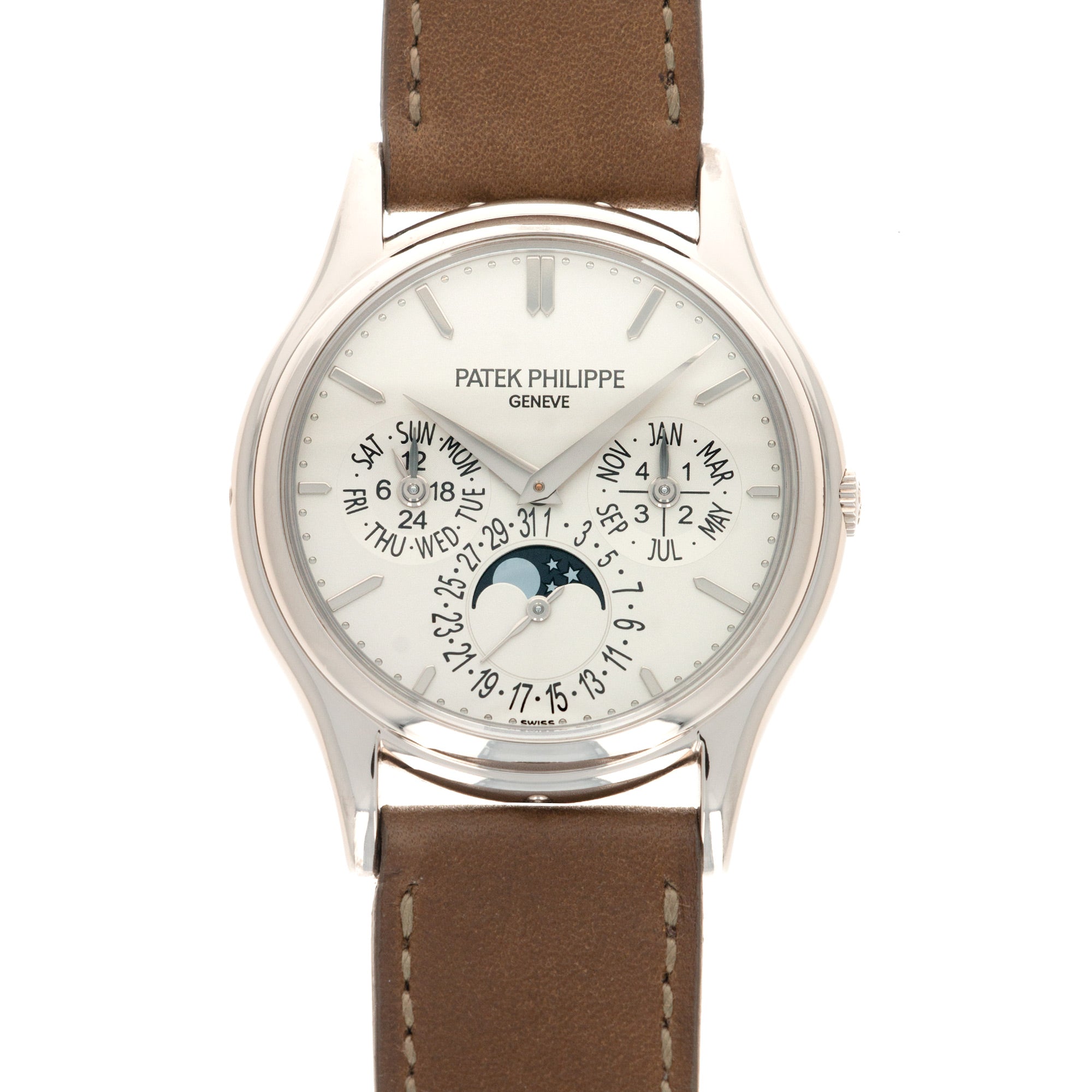 Patek Philippe - Patek Philippe White Gold Perpetual Calendar Automatic Watch Ref. 5140 - The Keystone Watches
