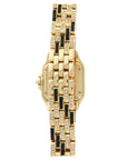 Cartier - Cartier Yellow Gold Panthere Enamel Diamond Watch - The Keystone Watches