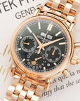 Patek Philippe - Patek Philippe Rose Gold Split Seconds Perpetual Calendar Chrono Ref. 5204 in Unworn Condition - The Keystone Watches