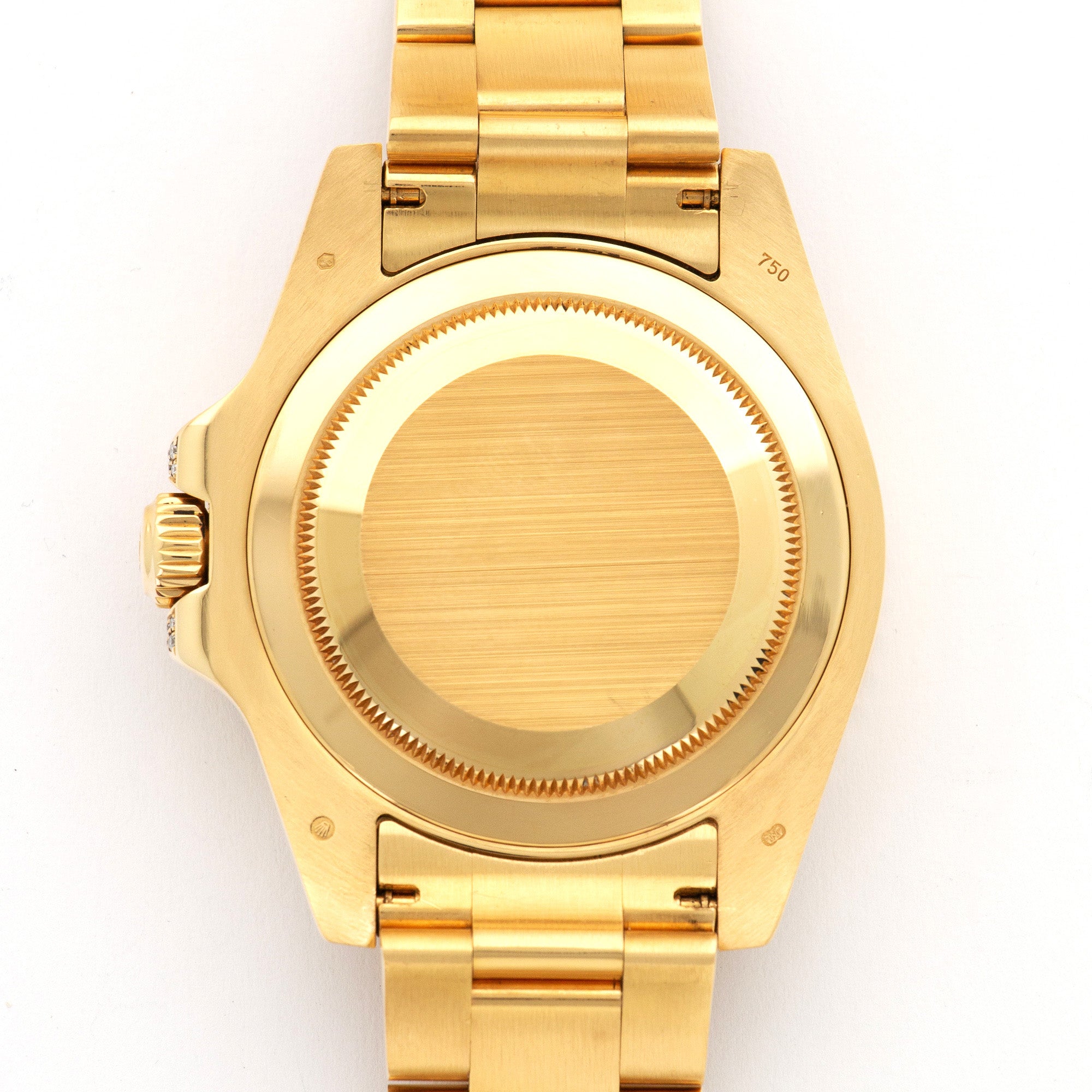 Rolex - Rolex Yellow Gold GMT-Master II Sapphire Diamond Watch Ref. 116758 - The Keystone Watches