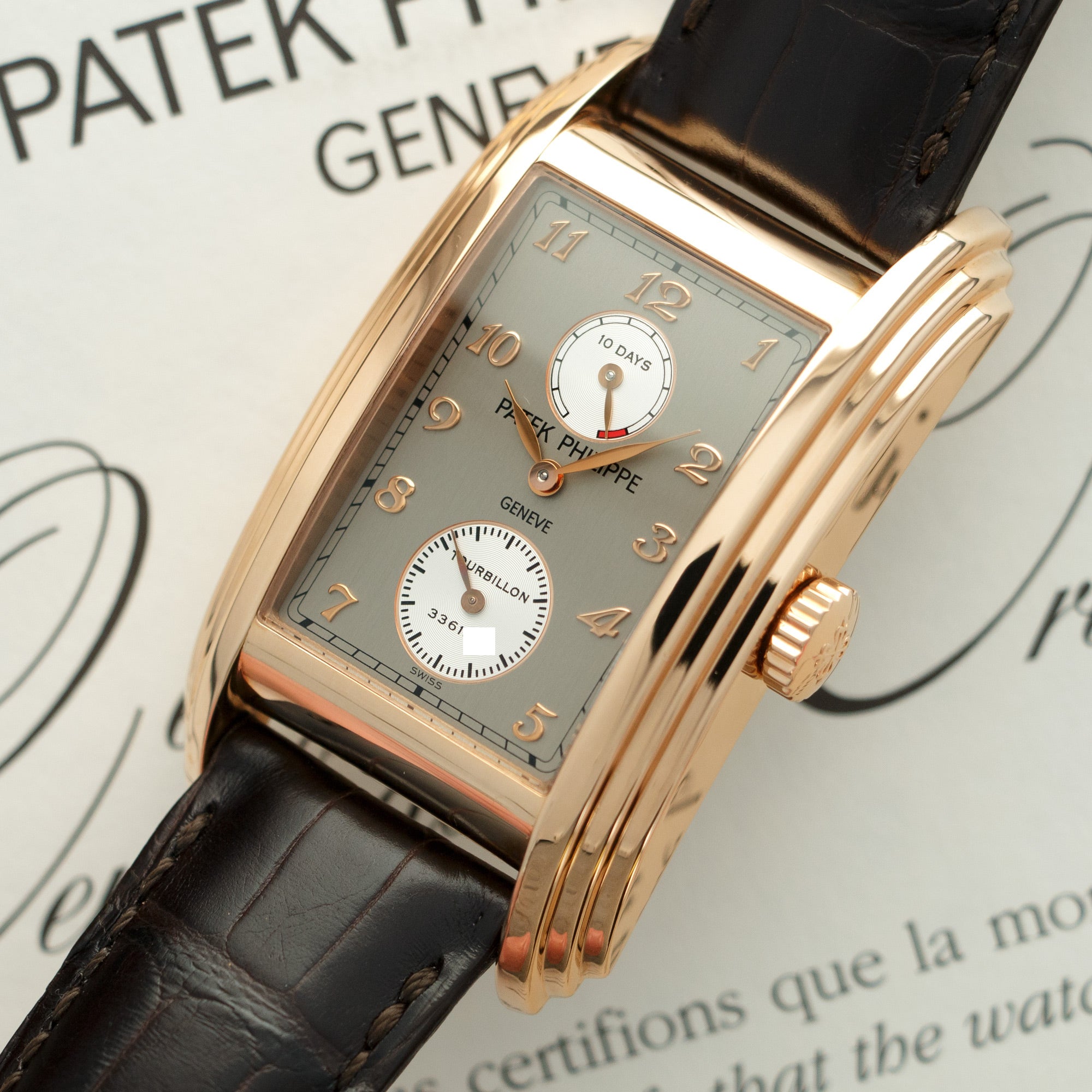 Patek Philippe - Patek Philippe Rose Gold 10-Day Tourbillon Watch, Ref. 5101 - The Keystone Watches