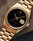 Rolex - Rolex Yellow Gold Datejust Onyx Dial Watch, Ref. 16018 - The Keystone Watches