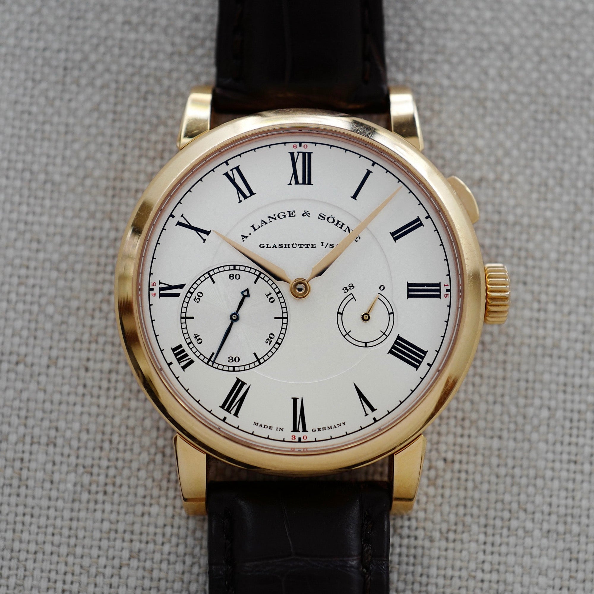 A. Lange & Sohne - A Lange & Sohne Rose Gold Richard Lange Referenzuhr Ref. 250.032 - The Keystone Watches
