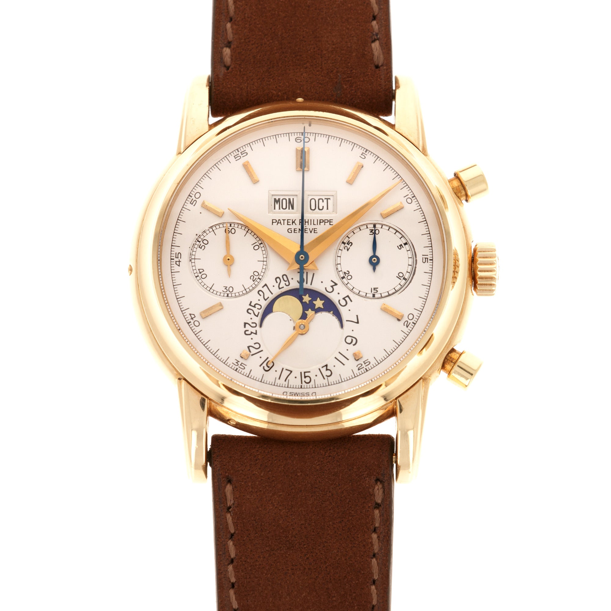 Patek Philippe - Patek Philippe Yellow Gold Perpetual Calendar Chronograph Fourth Series Ref. 2499 - The Keystone Watches