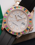 Rolex - Rolex Rose Gold Yacht-Master Rainbow Diamond Watch Ref. 116695 - The Keystone Watches