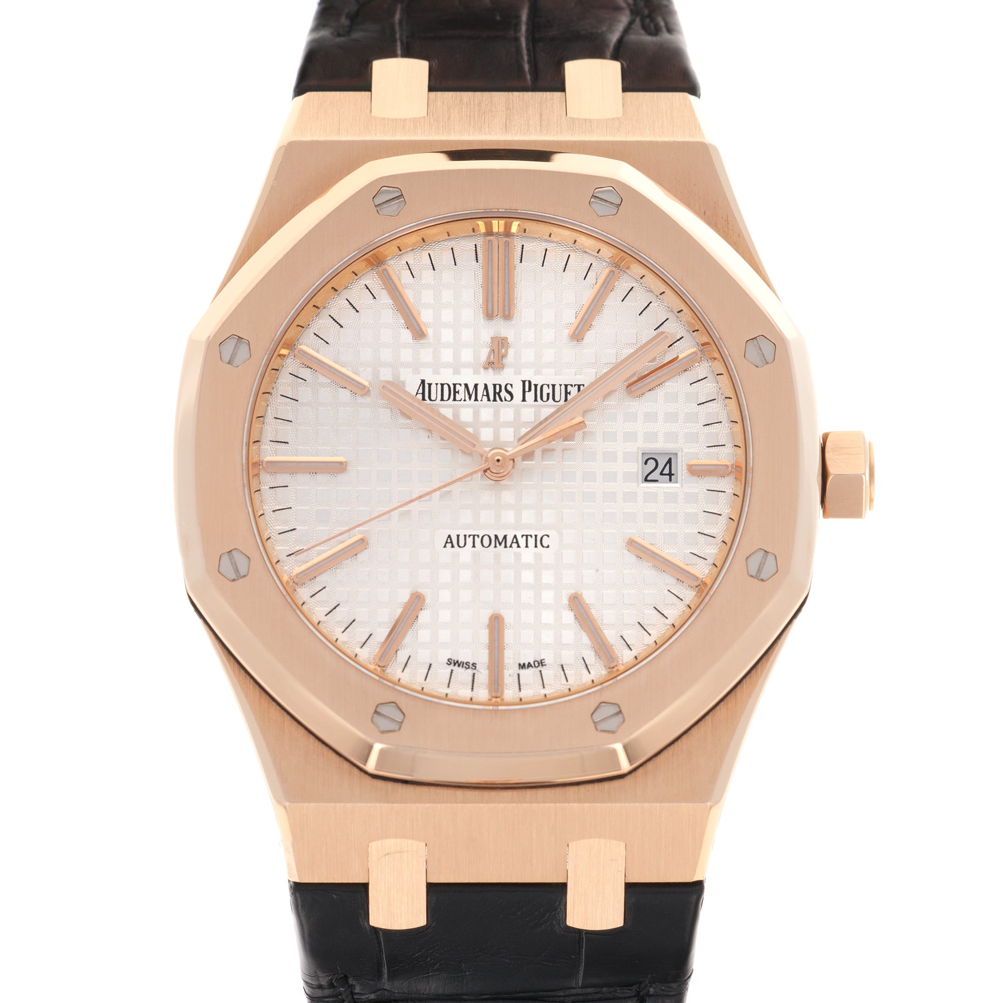 Audemars Piguet - Audemars Piguet Rose Gold Royal Oak Watch Ref. 15400 - The Keystone Watches
