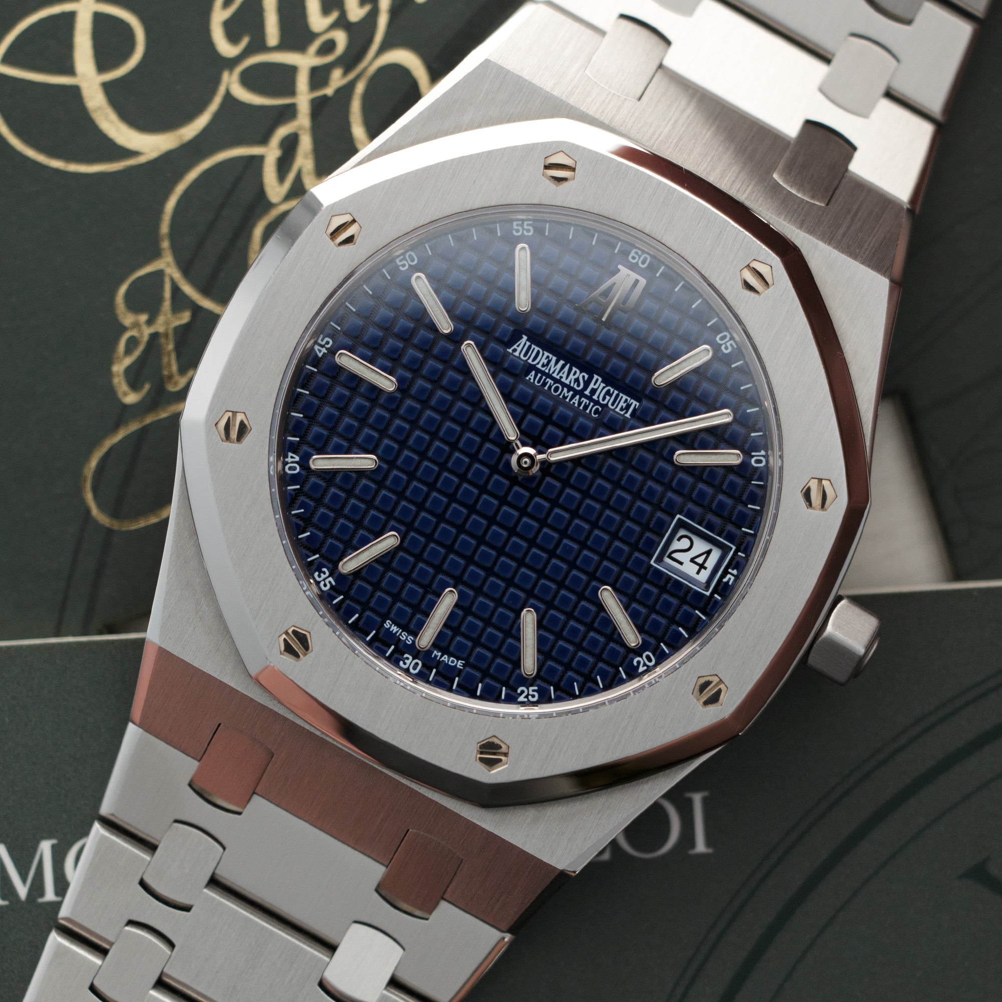 Audemars Piguet - Audemars Piguet Royal Oak Rare Early Blue Automatic Watch, Ref 15202 - The Keystone Watches