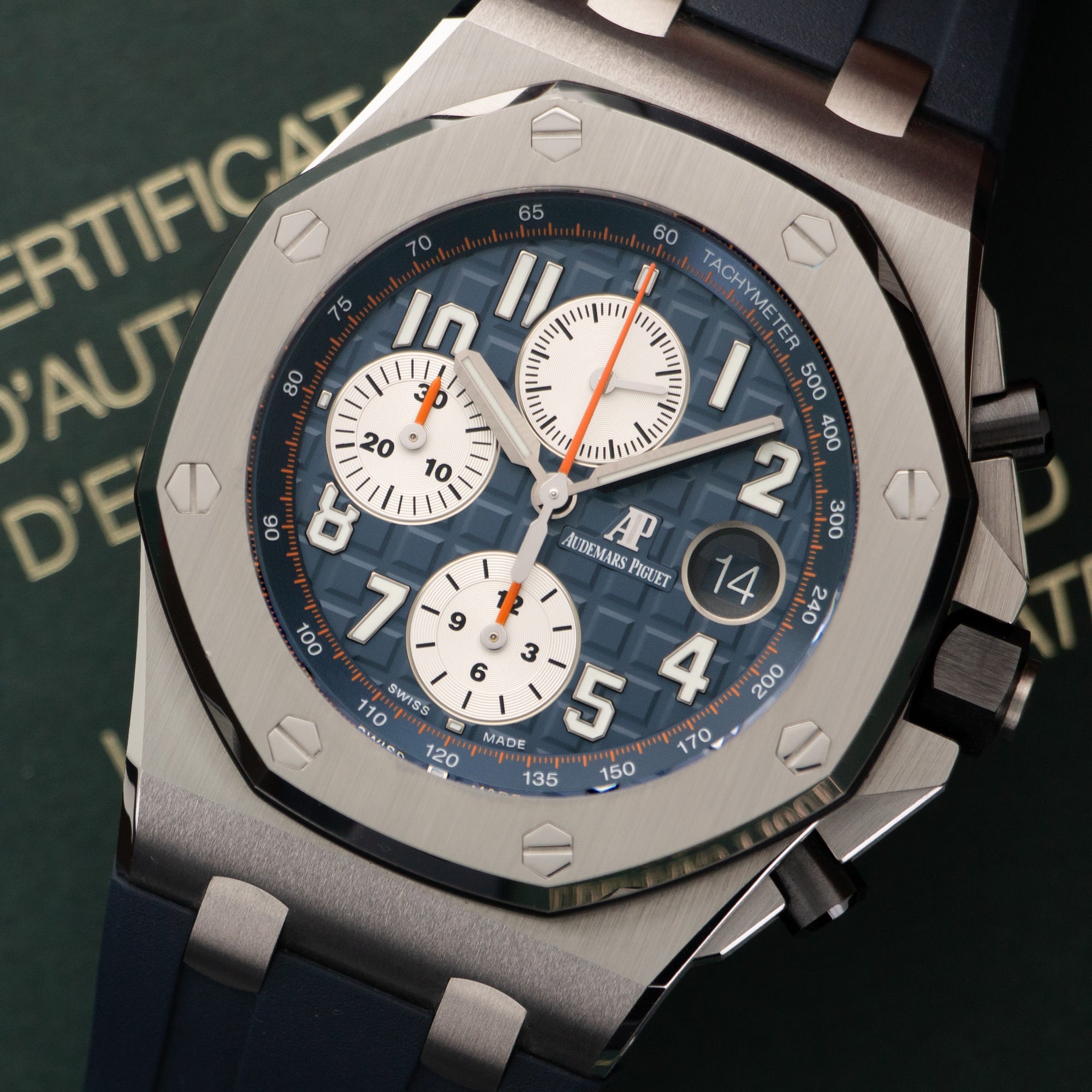 Audemars piguet offshore chronograph Batman 26470ST - Carr Watches