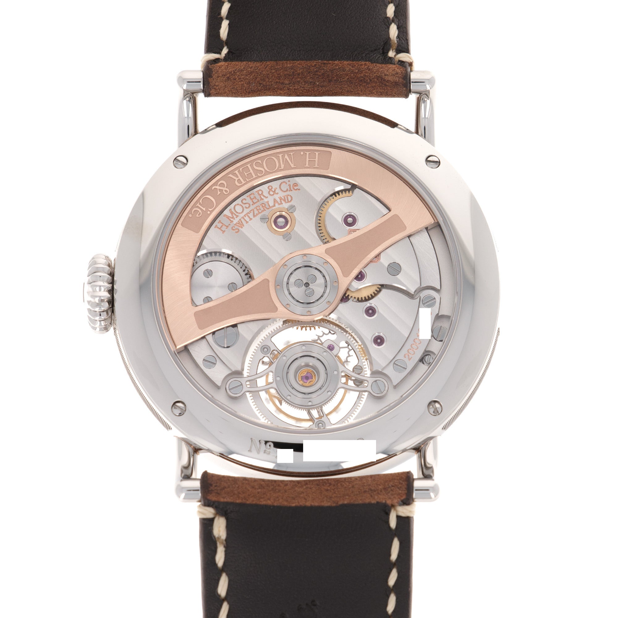 H. Moser & Cie - H. Moser & Cie Heritage Tourbillon Funky Blue Watch - The Keystone Watches