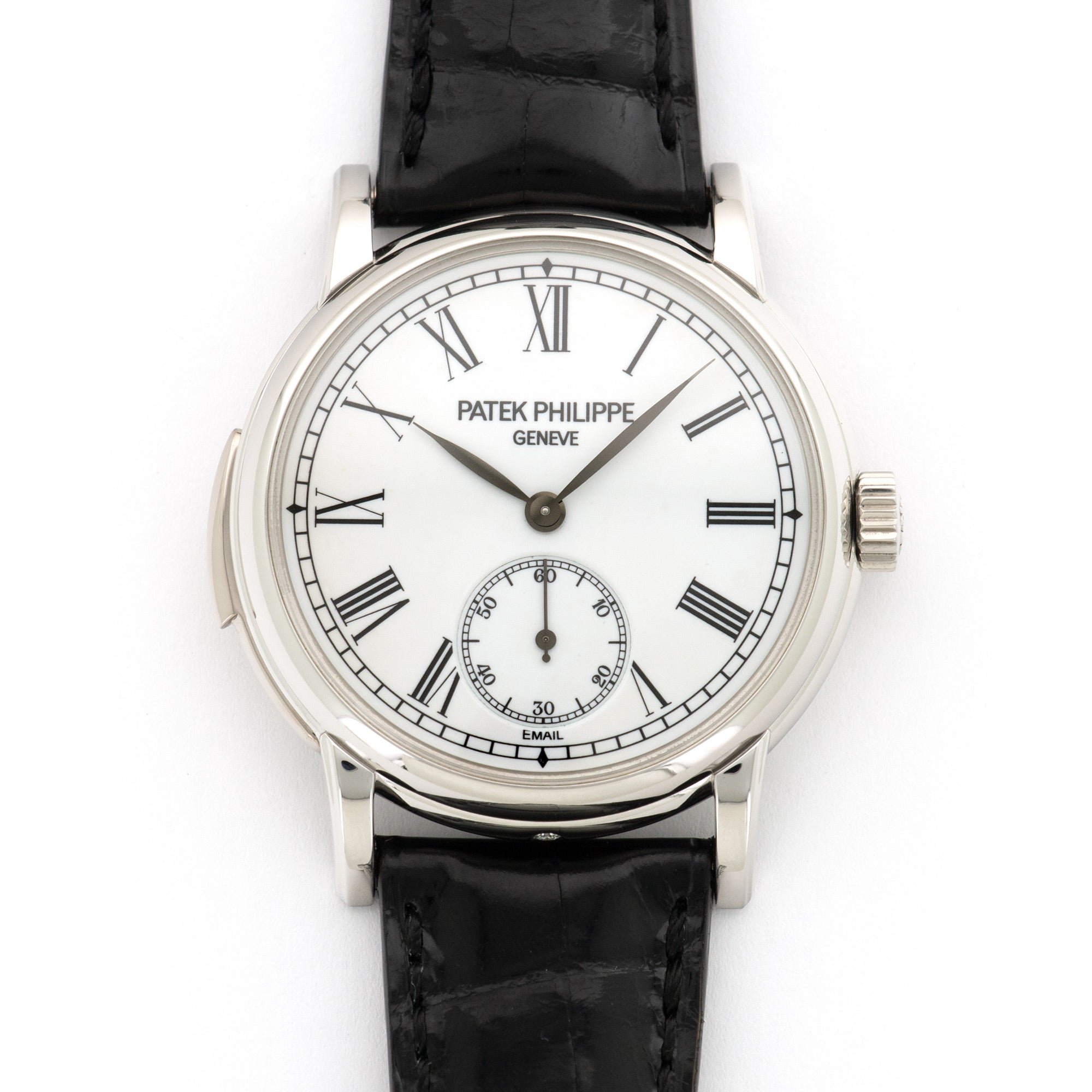 Patek Philippe - Patek Philippe Platinum Enamel Dial Minute Repeater Watch Ref. 5078 - The Keystone Watches