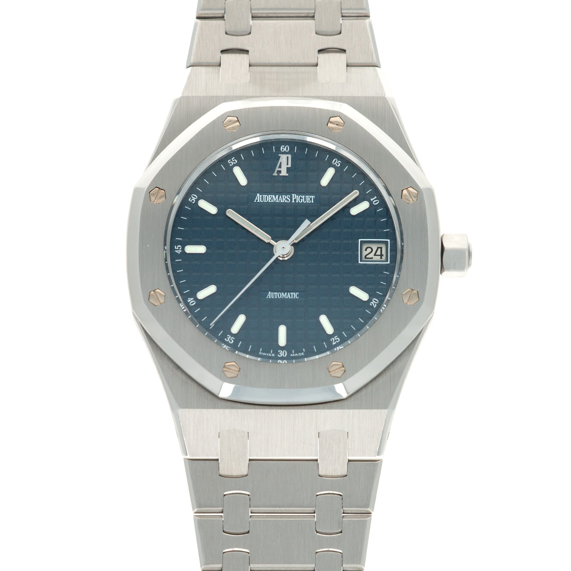 Audemars Piguet - Audemars Piguet Steel Royal Oak Watch Ref. 14790 with Blue dial - The Keystone Watches
