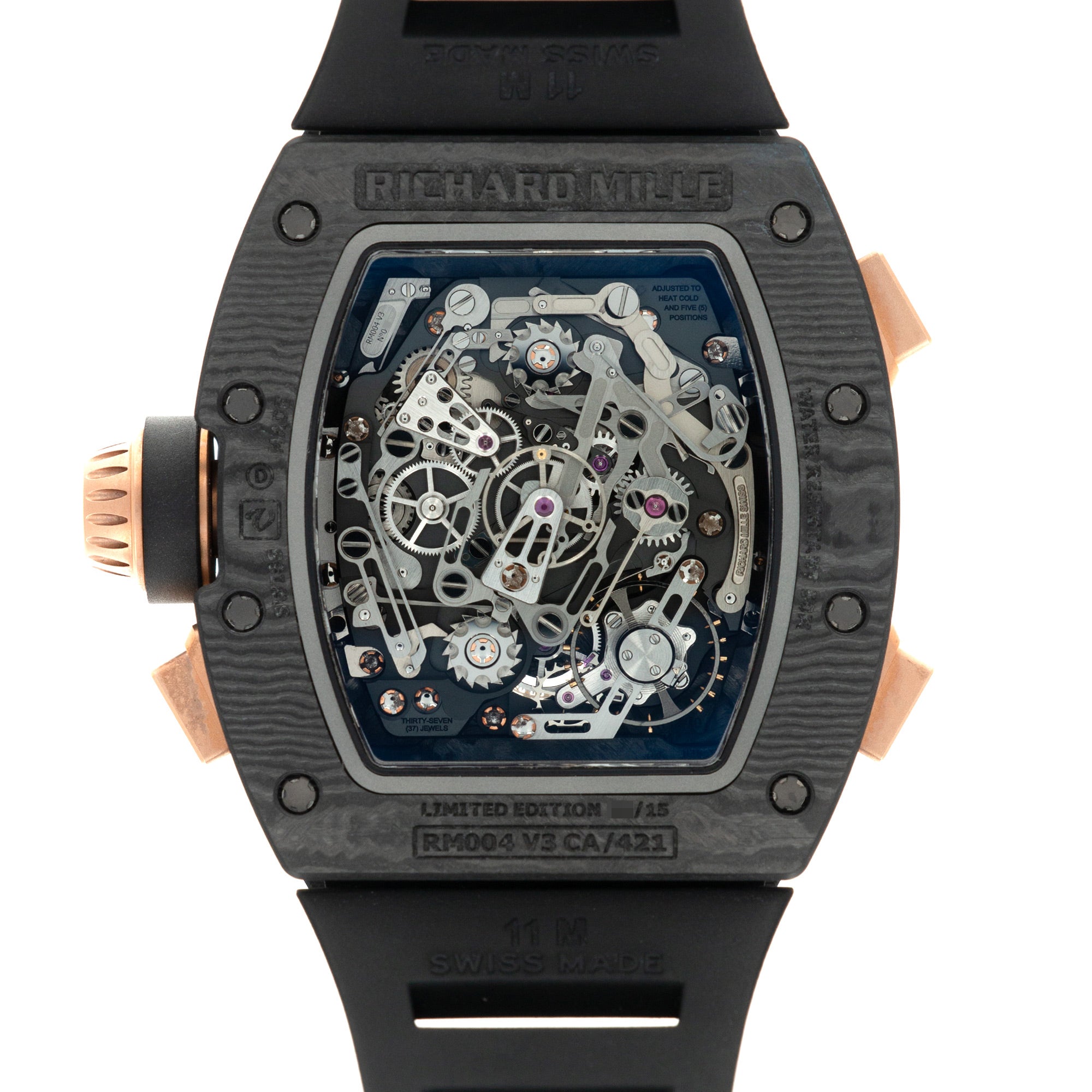 Richard Mille - Richard Mille Rose Gold Split Seconds Chrono Ref. RM004 V3 Asia Edition - The Keystone Watches