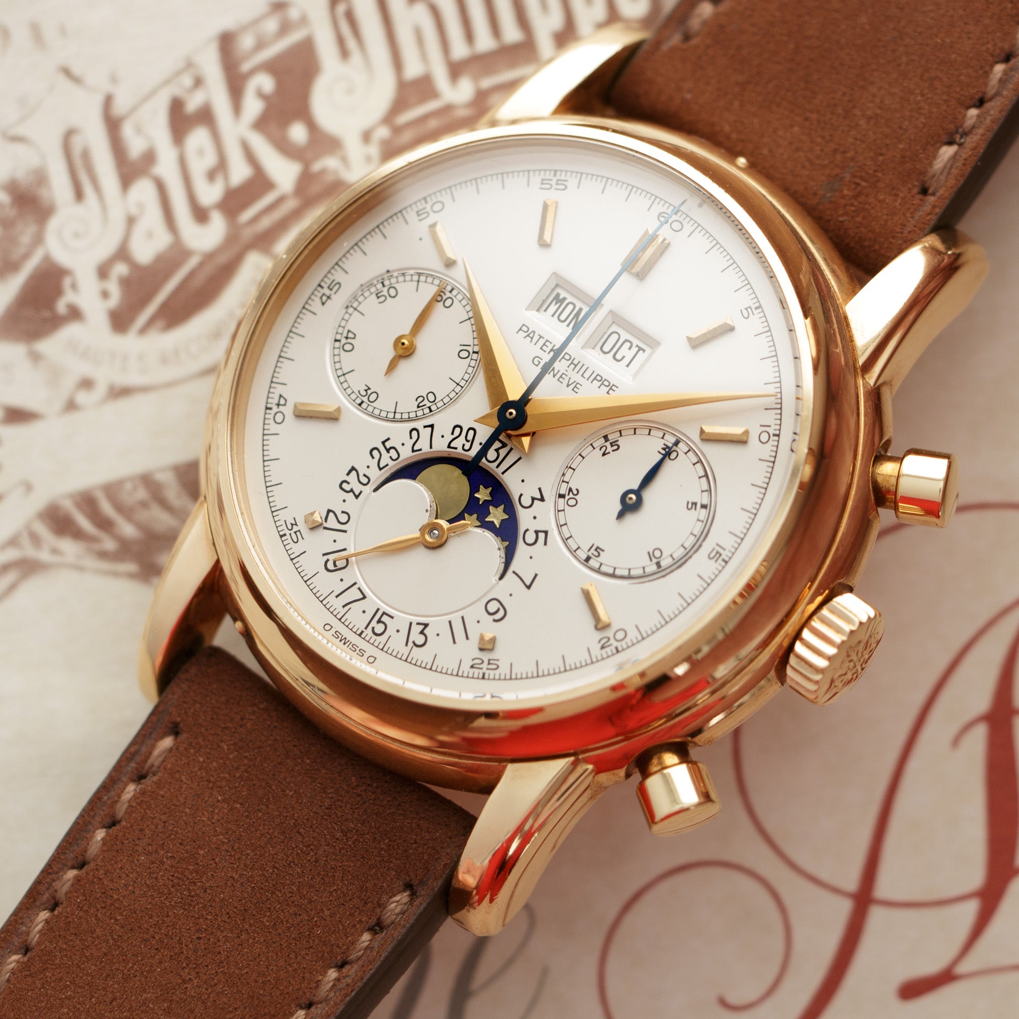 Patek Philippe - Patek Philippe Yellow Gold Perpetual Calendar Chronograph Fourth Series Ref. 2499 - The Keystone Watches
