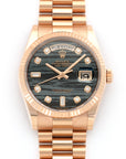 Rolex - Rolex Rose Gold Day-Date Everose Ferrite Diamond Watch Ref. 118235 - The Keystone Watches
