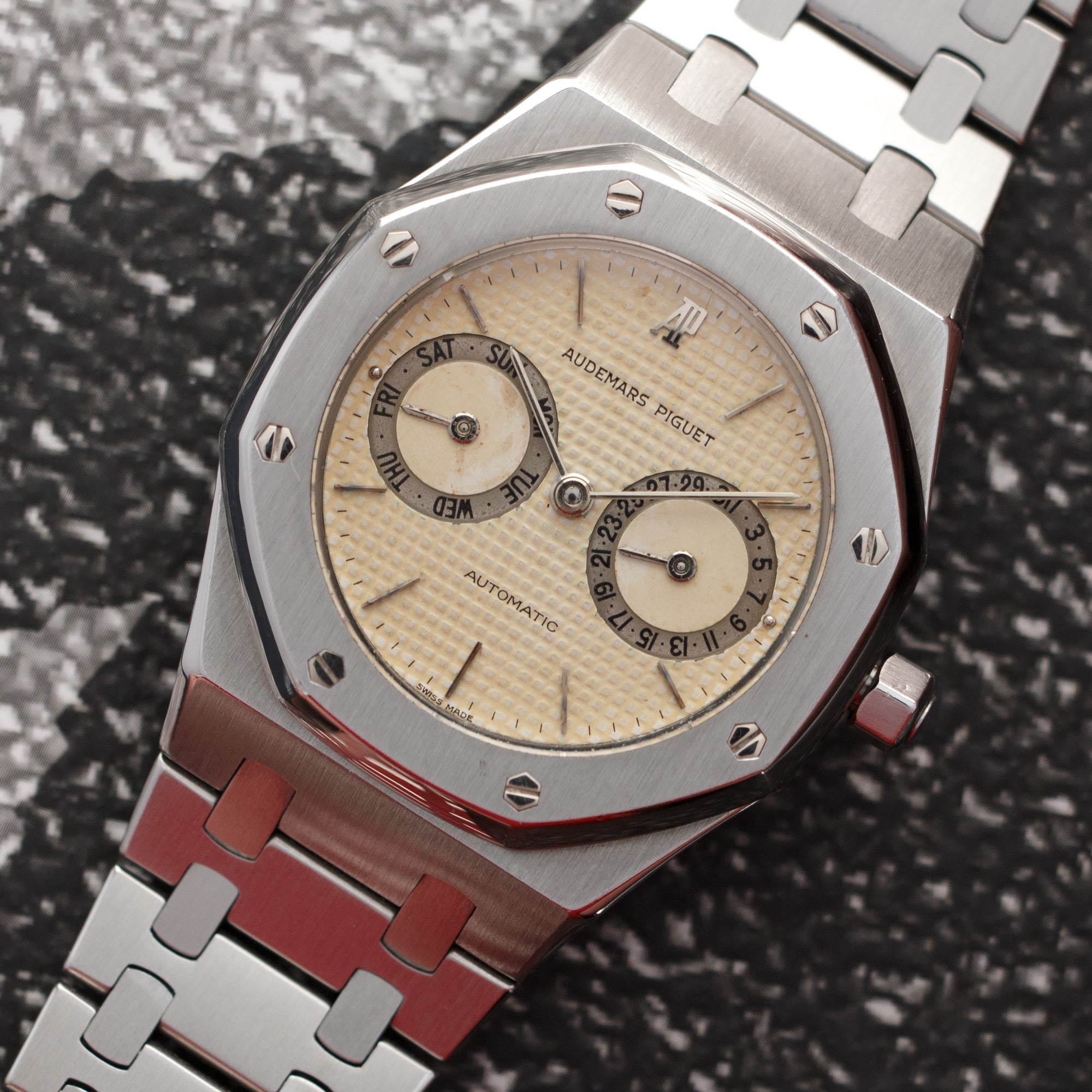 Audemars Piguet - Audemars Piguet Steel Royal Oak Day Date Watch - The Keystone Watches