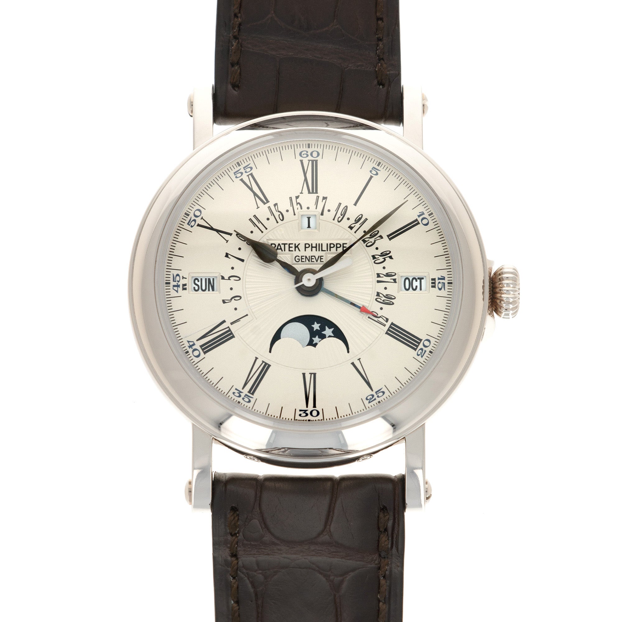 Patek Philippe - Patek Philippe White Gold Perpetual Calendar Retrograde Watch Ref. 5159 - The Keystone Watches