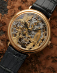Audemars Piguet - Audemars Piguet Yellow Gold Ultra Thin Skeletonized Watch with Ornate Bird Dial - The Keystone Watches