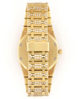 Audemars Piguet - Audemars Piguet Yellow Gold Royal Oak Diamond Watch - The Keystone Watches