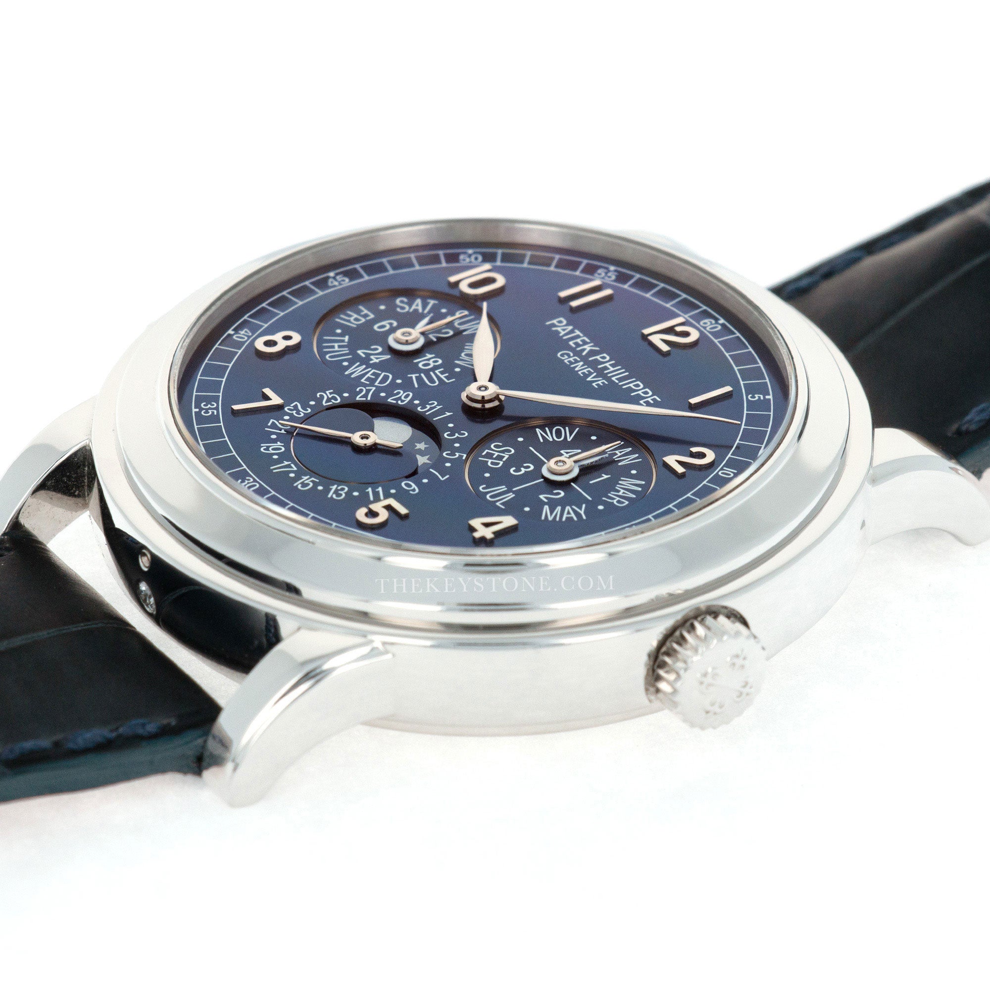 Patek Philippe - Patek Philippe Platinum Perpetual Calendar Minute Repeater Watch Ref. 5074, One of Only Two Known - The Keystone Watches