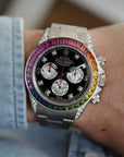 Rolex - Rolex White Gold Cosmograph Daytona Rainbow Watch Ref. 116599 - The Keystone Watches
