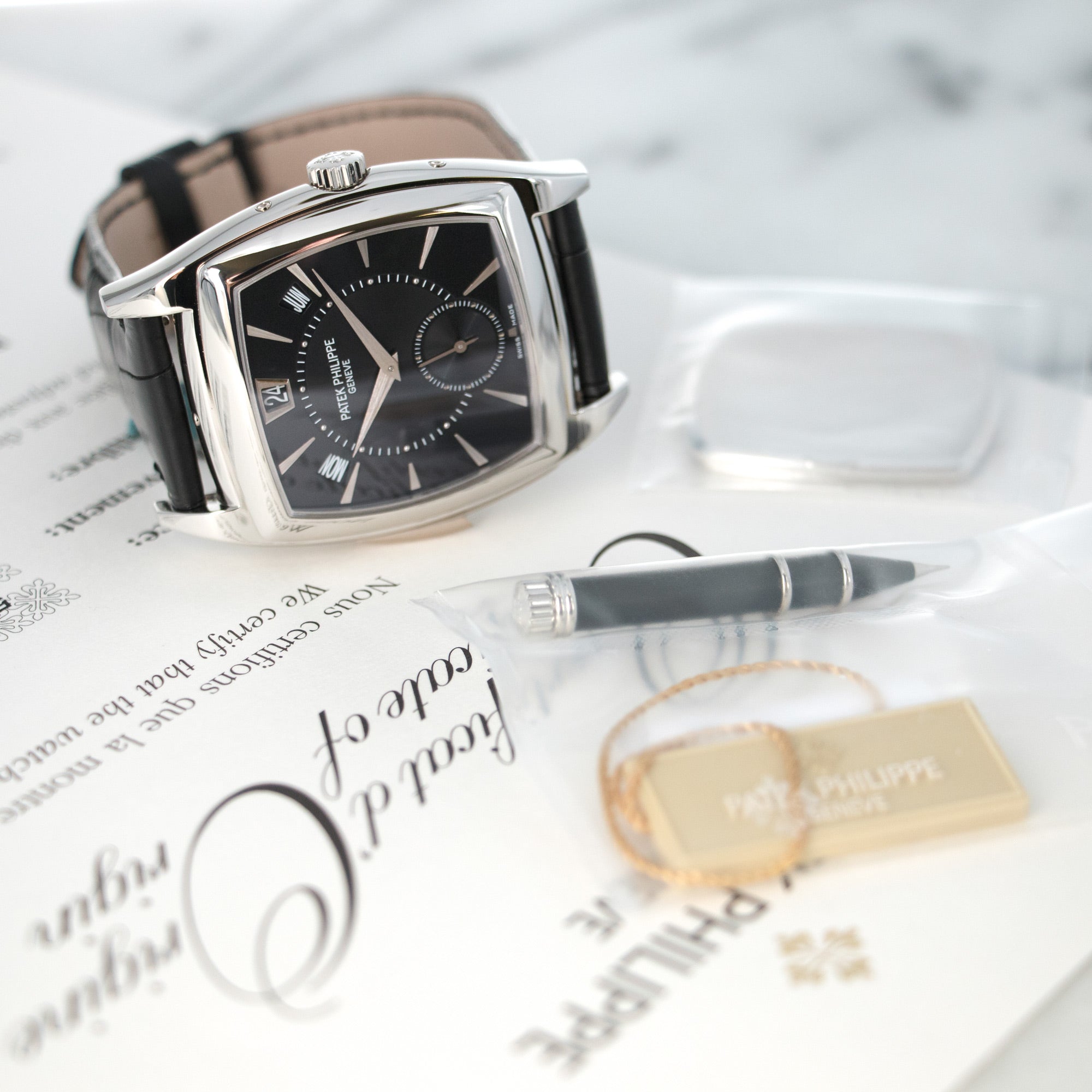 Patek Philippe - Patek Philippe Platinum Minute Repeater Watch Ref. 5033 - The Keystone Watches