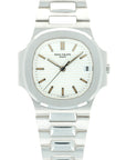 Patek Philippe - Patek Philippe White Gold Nautilus Ref. 3800 in Top Condition - The Keystone Watches