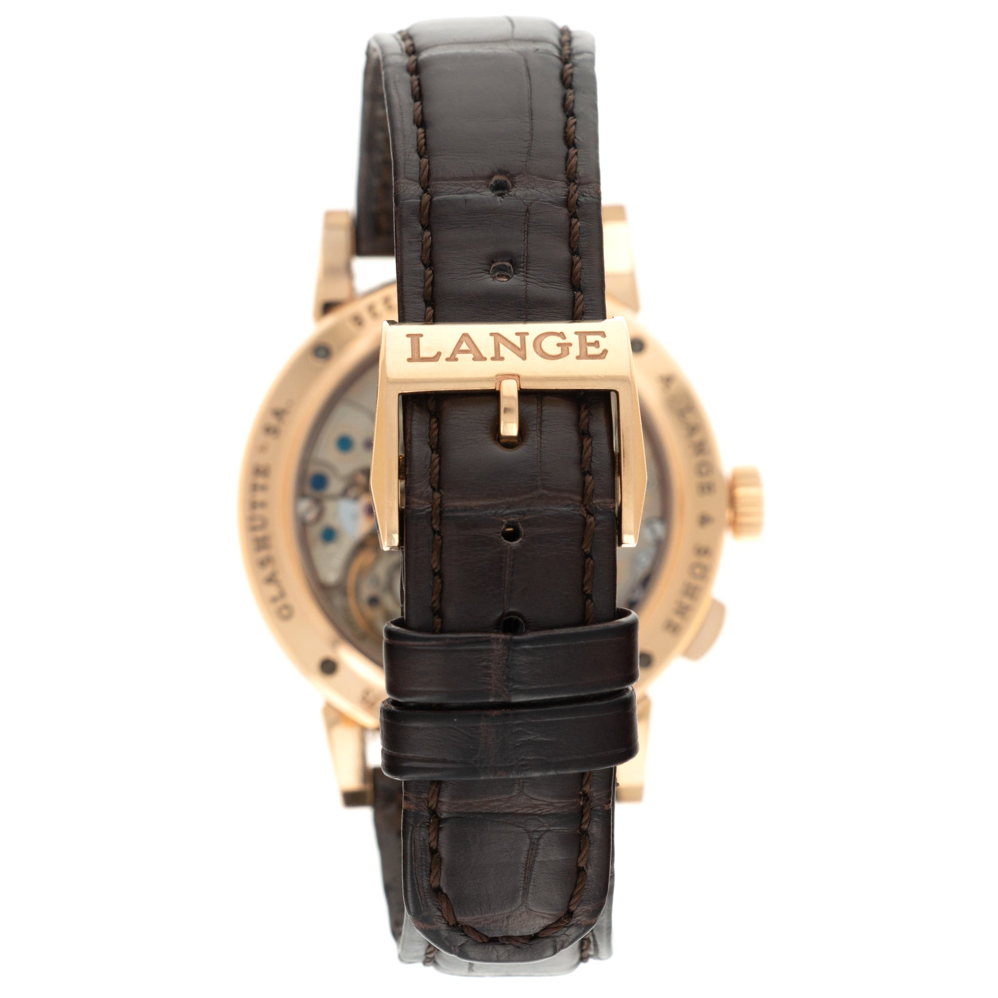A. Lange & Sohne - A Lange & Sohne Rose Gold Richard Lange Referenzuhr Ref. 250.032 - The Keystone Watches