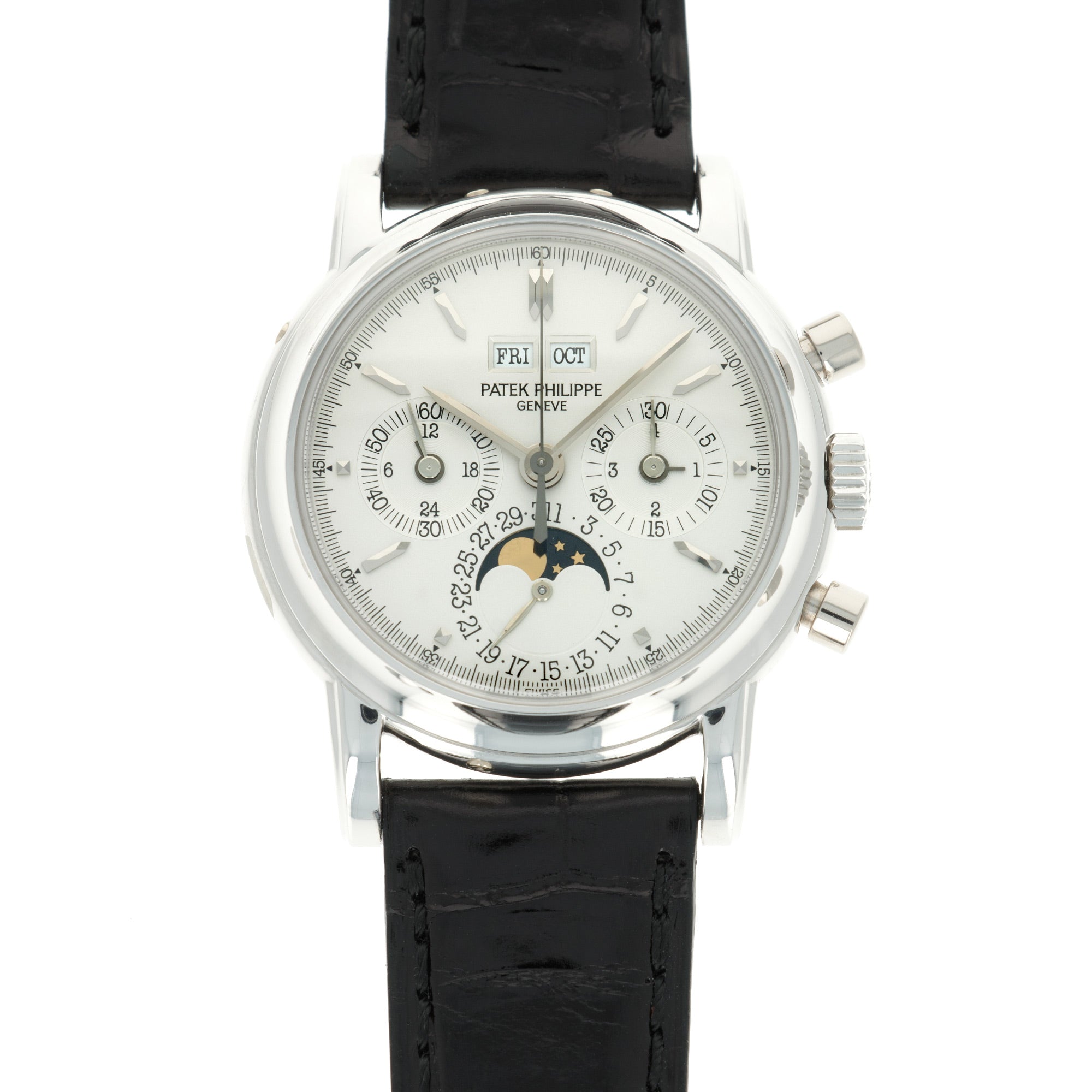 Patek Philippe - Patek Philippe Platinum Perpetual Calendar Chronograph Watch Ref. 3970 - The Keystone Watches